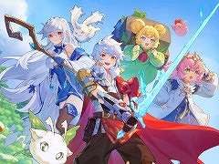 新作スマホ向け放置系RPG「杖と剣の伝説」,事前登録受付を開始。登録者は日本限定の武器外観「えび天」がもらえる