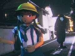 異形の怪異に追われる少女を家へと帰す「散歩 WALK」,Steamストアページを公開。不気味な雰囲気の街をローポリで描かれた少女が歩く