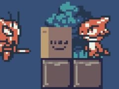 GB Studio製のゆるいメトロイドヴァニア「とかげメトロGB」,Steamストアページを公開。主人公はとかげ族のげっち