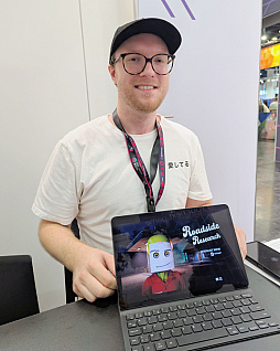 ���������꡼ No.001�Υ���ͥ������ / �����ꥢ�󤬿���Ĵ���Τ���˥���������ɤ�бġ��٥륮���ο����ѥ֥�å���Ǥ��롤Oro Interactive�Υ�����3����gamescom��