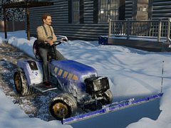 シャベルや機械,車両を駆使して,ひたすら除雪作業に精を出す。サンドボックス型シム「Snow Plowing Simulator」,日本語対応で配信開始