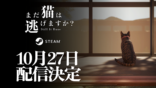 画像ギャラリー No.001のサムネイル画像 / 「近畿地方のある場所について」著者がシナリオを手掛ける,猫が主人公のホラーゲーム「まだ猫は逃げますか?」,10月27日に発売