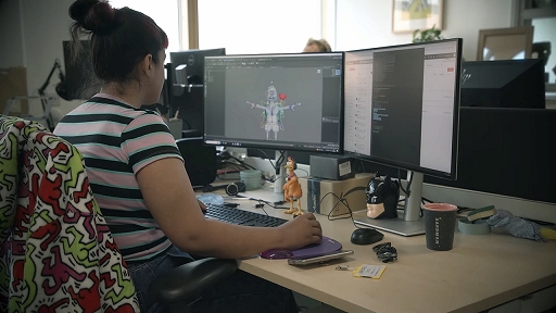 画像ギャラリー No.002のサムネイル画像 / 「チキンラン: タマゴ救出大作戦」,アニメーション制作やボイス収録など,開発の裏側を10分間にわたり紹介する開発者動画を公開