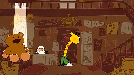 画像ギャラリー No.006のサムネイル画像 / 他人に話しかけられると爆死するキリンをあの手この手でサポート。「コミュ障キリンの一週間」のデモ版が日本語に対応