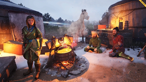 画像ギャラリー No.006のサムネイル画像 / モンゴル帝国時代の伝令使として愛馬と駆け巡る。オープンワールド型ADV「Windstorm: The Legend of Khiimori」,ゲームプレイ映像を公開