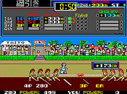 画像ギャラリー No.005のサムネイル画像 / 玉入れ,二人三脚,障害物競走など7種目で1位を目指せ。「アーケードアーカイブス THE運動会」,7月31日配信