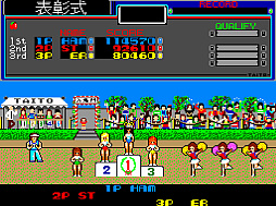 画像ギャラリー No.006のサムネイル画像 / 玉入れ,二人三脚,障害物競走など7種目で1位を目指せ。「アーケードアーカイブス THE運動会」,7月31日配信