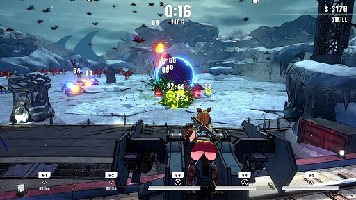 画像ギャラリー No.001のサムネイル画像 / 少女が乗るタレットを操作し,押し寄せる外来生物を残らず駆除せよ。「タレットと少女」,Steamで8月25日にリリース決定