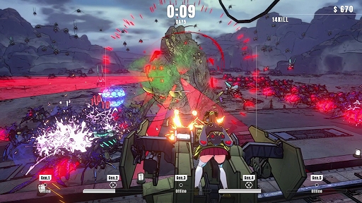 タレットと少女