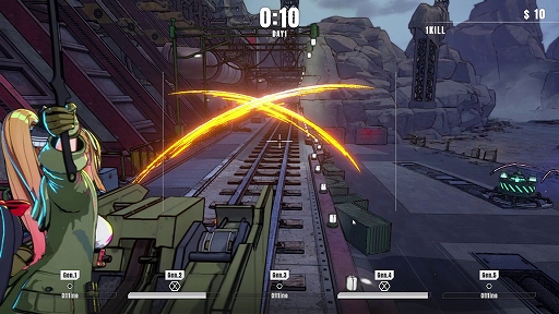 タレットと少女