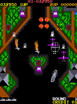 画像ギャラリー No.006のサムネイル画像 / 戦艦を操縦し,敵の戦艦や戦闘機を退けながら要塞の破壊を目指す。STG「ディー・デー」がアーケードアーカイブスで8月7日に配信