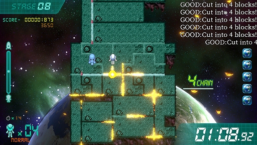 画像ギャラリー No.002のサムネイル画像 / 迫り来る巨大隕石を爆破して,地球の救世主となれ! 「アースセイバー」,PC版をSteamでリリース。体験版も配信中