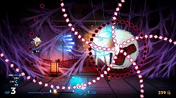 画像ギャラリー No.005のサムネイル画像 / 敵も弾幕も斬り伏せる和風弾幕シューティング「百合太刀降魔伝」,Switch版を8月21日に発売。PC版のDLCも収録