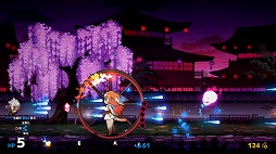 画像ギャラリー No.014のサムネイル画像 / 敵も弾幕も斬り伏せる和風弾幕シューティング「百合太刀降魔伝」,Switch版を8月21日に発売。PC版のDLCも収録