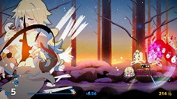 画像ギャラリー No.010のサムネイル画像 / 少女に変化した二振りの神通刀が悪鬼羅刹を切り伏せる。和風弾幕シューティング「百合太刀降魔伝」,Switch版を本日発売