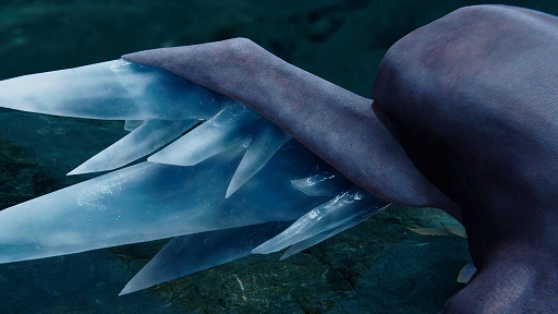 画像ギャラリー No.002のサムネイル画像 / 鳥類の末裔トゥアイの1羽として,氷河期が訪れた6500万年後の海で生き抜く。アクションADV「グレイシャード」,Switch2版が今冬発売決定