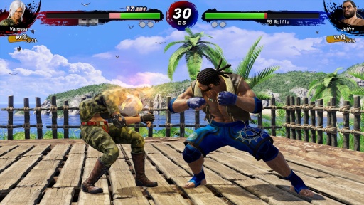 ���������꡼ No.004�Υ���ͥ������ / �Υץ쥤��ݡϡ�Virtua Fighter 5 R.E.V.O. World Stage�ס����⡼�ɤ�CPU�Υ饤�Х�ȶ����礦��1�ͤǤ⤸�ä���ͷ�٤�С�����ե�������