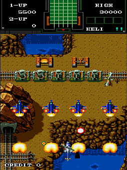 画像ギャラリー No.002のサムネイル画像 / 1988年にSNKからリリースされたSTG「航空騎兵物語」,アーケードアーカイブスで8月21日配信。戦闘用ヘリを駆り,全12ステージの攻略に挑む