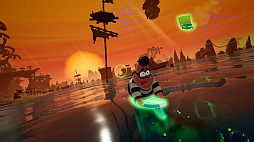 画像ギャラリー No.004のサムネイル画像 / アクションADV「スポンジ・ボブ:海の荒神たち」,11月18日発売。おばけで大にぎわいのビキニタウンをスポンジ・ボブとパトリックが大冒険