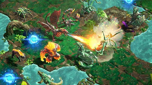 画像ギャラリー No.003のサムネイル画像 / 4つの属性を持つクリーチャーを率いて謎の影に挑むターン制SRPG「エルドラドクリーチャーズ・シャドウフォール」,本日発売