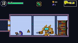 画像ギャラリー No.008のサムネイル画像 / 引きこもりの少女がエイリアンと戦う,コメディタッチのメトロイドヴァニア「ローリングスター」,Switch版を9月18日に発売