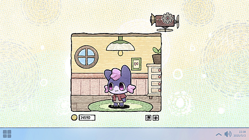 画像ギャラリー No.005のサムネイル画像 / デスクトップでふわふわの生き物を育てる放置系シム「すみっこのエッゴ」,プレイテスト版を配信中