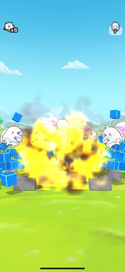 画像ギャラリー No.025のサムネイル画像 / 「にゃんこ大戦争」のスピンオフ作「それいけ!スーパーにゃん」は,“スーパーにゃん”が惑星侵略に大活躍する3Dパズルアクションだ(今日から始めろApple Arcade #48)