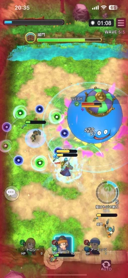 画像ギャラリー No.002のサムネイル画像 / 「ドラゴンクエストスマッシュグロウ」CBTインプレッション。スマホならではの味付けがなされたヴァンサバ系ローグライト