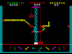 画像ギャラリー No.003のサムネイル画像 / 高所の建設現場で足場を設置して,ワークマンが事故に遭わないように導こう。「アーケードアーカイブス スチールワーカー」,9月18日配信