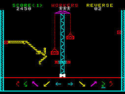 画像ギャラリー No.005のサムネイル画像 / 高所の建設現場で足場を設置して,ワークマンが事故に遭わないように導こう。「アーケードアーカイブス スチールワーカー」,9月18日配信