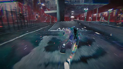 画像ギャラリー No.001のサムネイル画像 / ガラスの悪魔がスケボーで月を目指す。アーティスティックなグラフィックスが特徴の「Skate Story」,Switch2版を2025年内発売へ