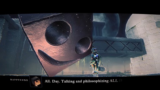 画像ギャラリー No.003のサムネイル画像 / ガラスの悪魔がスケボーで月を目指す。アーティスティックなグラフィックスが特徴の「Skate Story」,Switch2版を2025年内発売へ