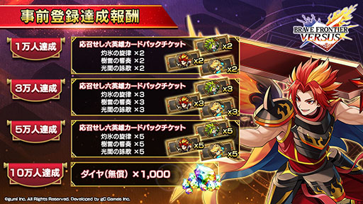 画像ギャラリー No.005のサムネイル画像 / デジタルカードゲーム「BRAVE FRONTIER VERSUS」,今秋リリース予定。各アプリストアで事前登録の受付もスタート