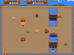 画像ギャラリー No.002のサムネイル画像 / ダチョウがカメをキックして敵を倒す。ニチブツのACTゲーム「ダチョラー」がアーケードアーカイブスで9月25日配信