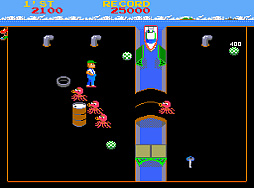 画像ギャラリー No.005のサムネイル画像 / ダチョウがカメをキックして敵を倒す。ニチブツのACTゲーム「ダチョラー」がアーケードアーカイブスで9月25日配信