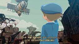 画像ギャラリー No.002のサムネイル画像 / 「レイトン教授と蒸気の新世界」,レイトン教授とルークの掛け合いを楽しめる最新PVが公開に。発売時期は2026年内を予定
