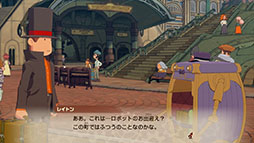 画像ギャラリー No.003のサムネイル画像 / 「レイトン教授と蒸気の新世界」,レイトン教授とルークの掛け合いを楽しめる最新PVが公開に。発売時期は2026年内を予定