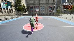 Third Person Basketball Court