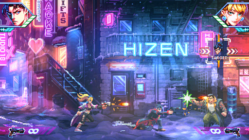 画像ギャラリー No.003のサムネイル画像 / 二つの戦場を同時に戦う2Dアクション「Neon Inferno」(ほぼ日 インディーPick Up!)