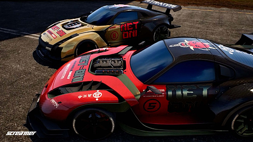 画像ギャラリー No.003のサムネイル画像 / Milestoneの名作レースゲームをリメイクした「Screamer」は,独特なドリフト操作がクセになる。ポリゴン・ピクチュアズによるカットシーンにも注目