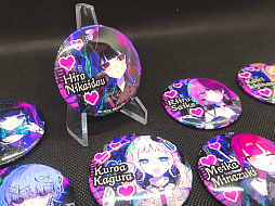 画像ギャラリー No.013のサムネイル画像 / 「配信少女ノ裏垢迷宮」公式初グッズとしてランダム缶バッジ(全8種)の受注を開始