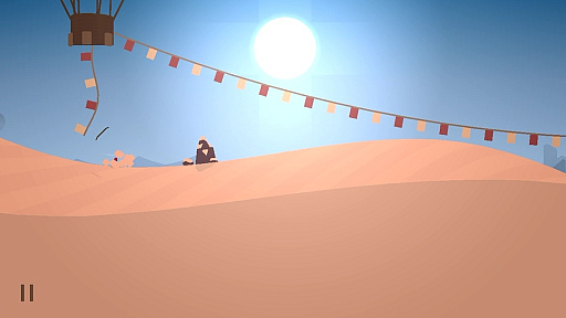 画像ギャラリー No.013のサムネイル画像 / サンドボードで滑る果てしなき砂漠の冒険。趣のあるグラフィックスも魅力的な「Alto's Odyssey ― Remastered」(今日から始めろApple Arcade #51)