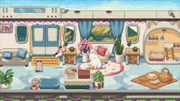 ネコの車掌さん