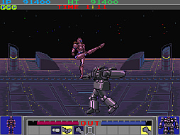 画像ギャラリー No.004のサムネイル画像 / アケアカ版「ギャラクティックウォーリアーズ」,11月13日配信。3種類の愛機を操作して,銀河系ロボット格闘技で優勝を目指せ