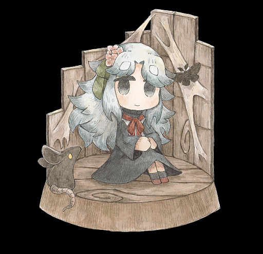 画像ギャラリー No.031のサムネイル画像 / トラウマによって化け物になった少女たちを救うADV「シニガミ姫と異書館ノ怪物」,新キャラクター&ステージを公開