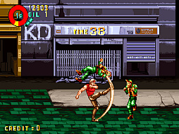 画像ギャラリー No.005のサムネイル画像 / 「アーケードアーカイブス 闘神ブレイザーズ」,11月27日配信。1991年にビデオシステムから発売されたベルトスクロールACT