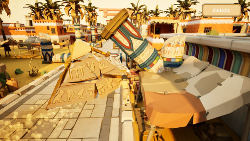 画像ギャラリー No.003のサムネイル画像 / 2人用の協力型アクションパズル「Pyramidion」,早期アクセス版をSteamでリリース。巨大な石をピラミッドの頂上まで運ぼう