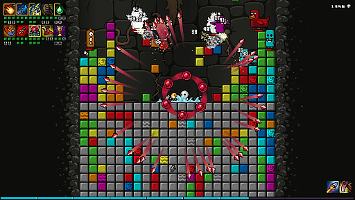 画像ギャラリー No.002のサムネイル画像 / 見た目はテトリス風のローグライクアクション「Tetra Rise」発表。倒した敵が変化するブロックを積み上げて地表を目指せ