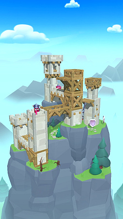 画像ギャラリー No.002のサムネイル画像 / 指1本で城塞をぶち壊す「Castle Crumble」。物理演算による破壊の美学を味わおう(今日から始めろApple Arcade #54)