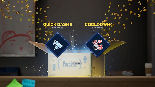 画像ギャラリー No.006のサムネイル画像 / オフィスチェアに乗りこみ,襲い来るオフィス用品たちをなぎ倒せ! 「Last Man Sitting」,Steamでオープンベータを開始